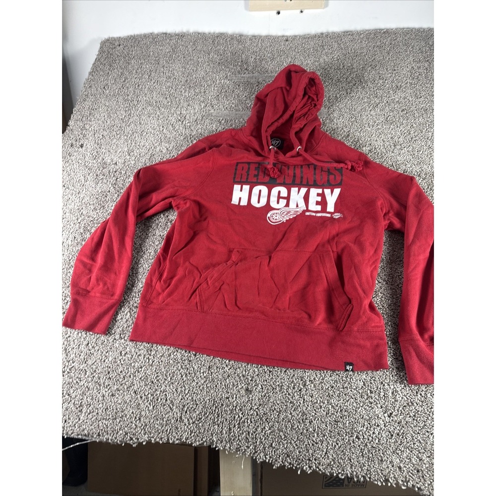 47 Brand Detroit Red‎ Wing Hoodie Men's Size XL